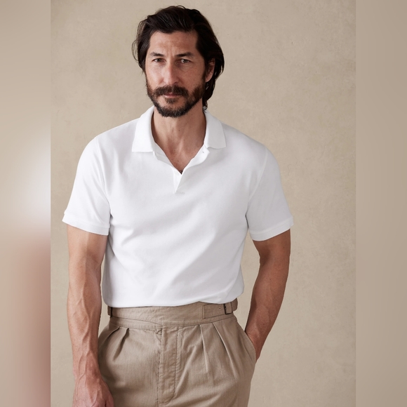 Banana Republic Luxury Touch/Supima 11 T-Shirts/1 Polo - Picture 4 of 12